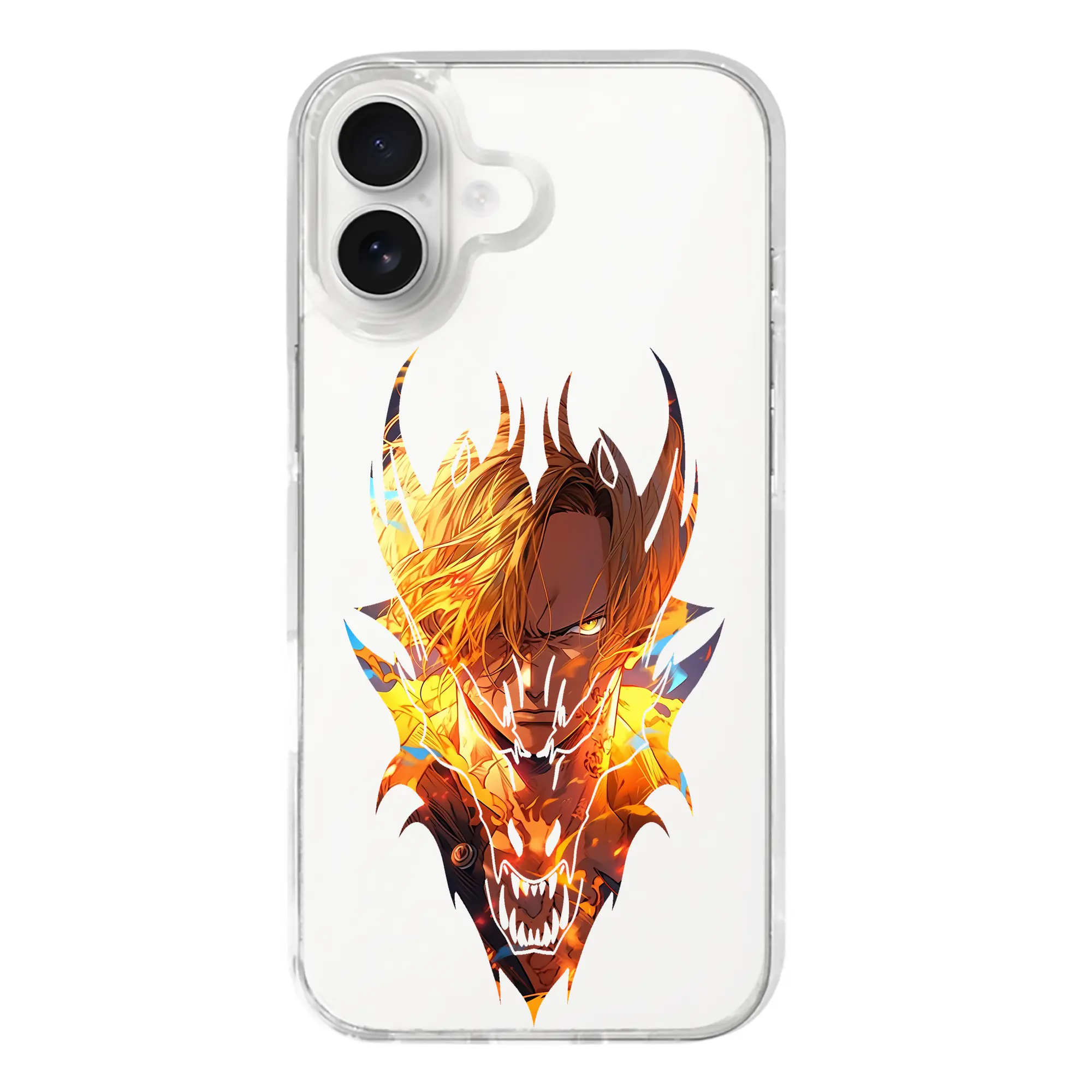 ワンピース グッズ ヴィンスモーク・サンジ - iPhone 17シリーズ 透明スマホケース – 薄型・耐衝撃・精密フィット保護カバー